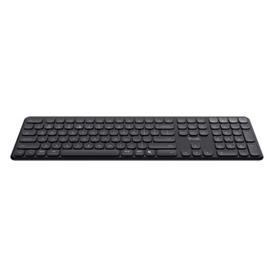 Tipkovnica TRUST Vaiya, bluetooth, US layout, črna