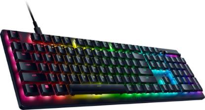Tipkovnica RAZER Deathstalker V2, mehanička, Red, RGB, HR, crna, USB