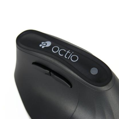 Miška OCTIO Ergo V100W, optički, bežični, BT,4000dpi, črni