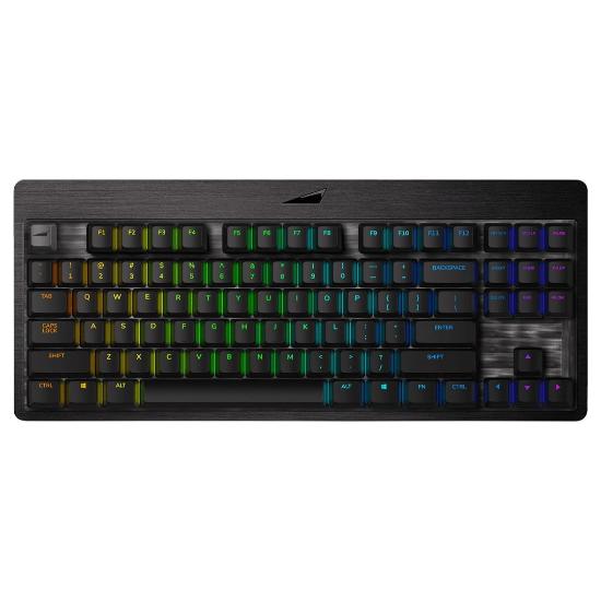 Tipkovnica MOUNTAIN Everest Core TKL, Cherry MX Blue, RGB, mehanička, US Layout, črna