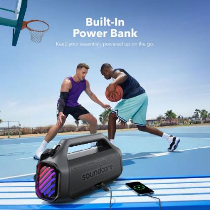 Zvučnik ANKER SoundCore Boom 2 Plus, BT, 140W, vodootporan, powerbank, crni