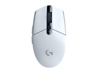 Miška LOGITECH Gaming G305 Lightspeed, bežični, optički, 12000dpi, beli, USB