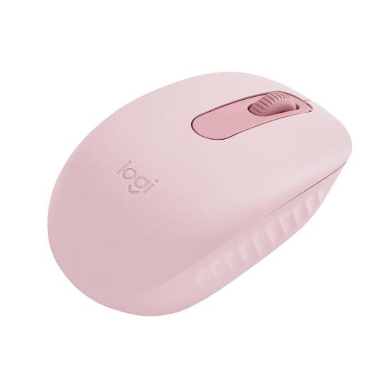 Miška LOGITECH M196, optički, bežični, BT, 1000dpi, rozi