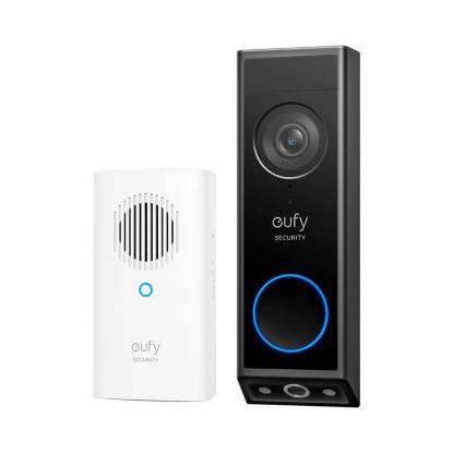 Pametno bežično zvono ANKER Eufy E340, 2K, 2 leće, WiFi, baterijsko i žičano, crno