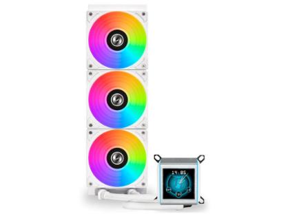 Vodno hlajenje LIAN LI GALAHAD II LCD 360, ARGB, LCD ekran, CPU hlađenje, za Intel i AMD, belo