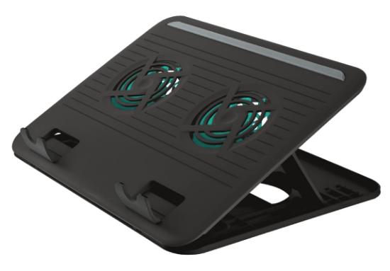Hlađenje za laptop TRUST Cyclone, TRU 17866, do 16", crno