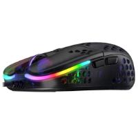 Miška XTRFY MZ1 - ZY'S Rail RGB, optički, 16000dpi, črni, USB