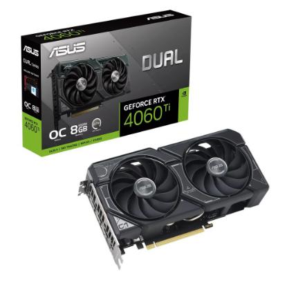Grafična kartica ASUS GeForce RTX 4060 Ti Dual OC Edition, 8GB GDDR6