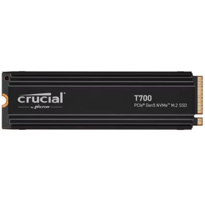 SSD 1TB CRUCIAL T700, PCIe Gen 5 NVMe M.2, 2280, 11700/9500 MB/s, hladilnik