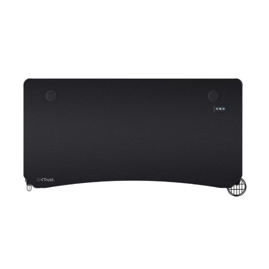 Gaming miza TRUST GXT 709 Luminus, RGB, črni