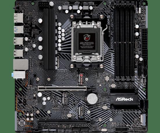 Matična plošća ASROCK B650M PG Lightning, AMD B650, DDR5, mATX, s. AM5