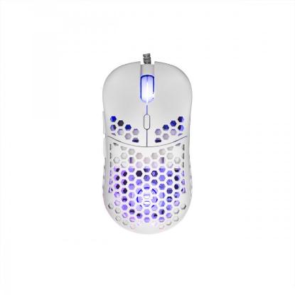 Miška WHITE SHARK Naginata Premium Line, RGB, optički, 16000dpi, USB, beli