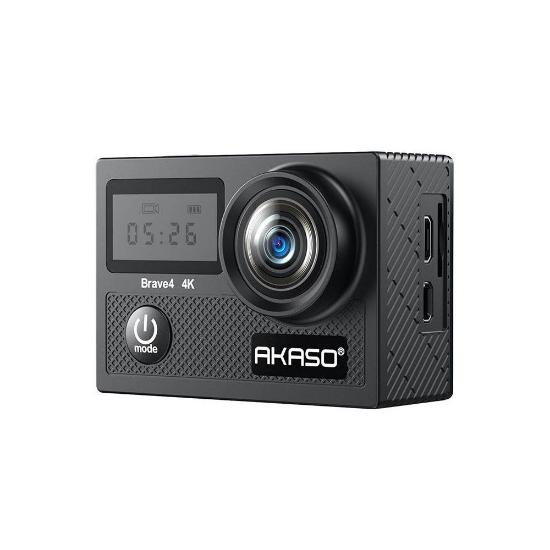 Sportska digitalna kamera AKASO Brave 4, 4K30, 20MP, crna