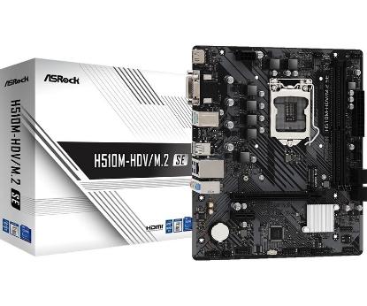 Matična plošća ASROCK H510M-HDV M.2 SE, Intel H470, DDR4, mATX, s. 1200 - 10/11gen procesorja