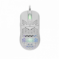 Miška WHITE SHARK Galahad GM-5007, 6400dpi, RGB, optički, žičani, beli