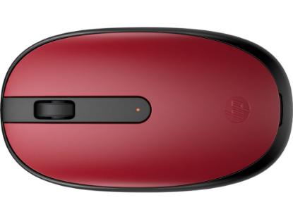 Miška HP 240 BT, optički, bežični, BT, 1600dpi, rdeči