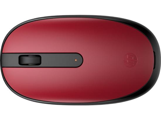 Miška HP 240 BT, optički, bežični, BT, 1600dpi, rdeči