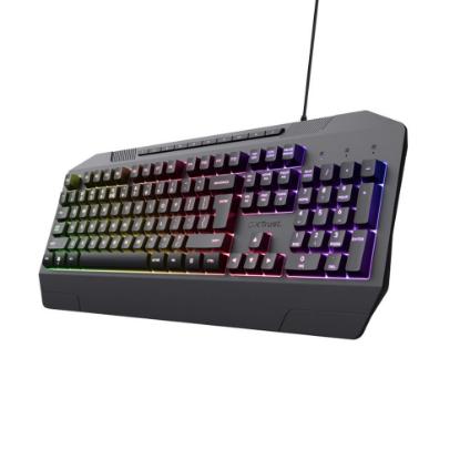Tipkovnica TRUST GXT 836 Evocx, US Layout, USB, črna