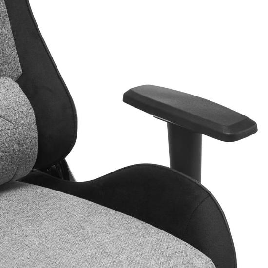 Gaming stol WHITE SHARK Imola, fabric, siva