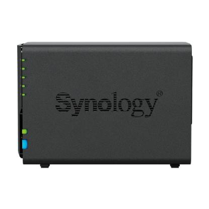 SYNOLOGY DS224+ DiskStation 2-bay NAS server, 2.5"/3.5" HDD/SSD, Wake on LAN/WAN, 2GB, G-LAN, 2x USB 3.2