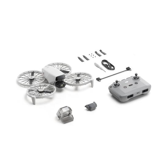 Dron DJI Flip, 4K UHD kamera, 3-axis gimbal, vrijeme leta do 31min, upravljanje daljinskim upravljačem, sivi