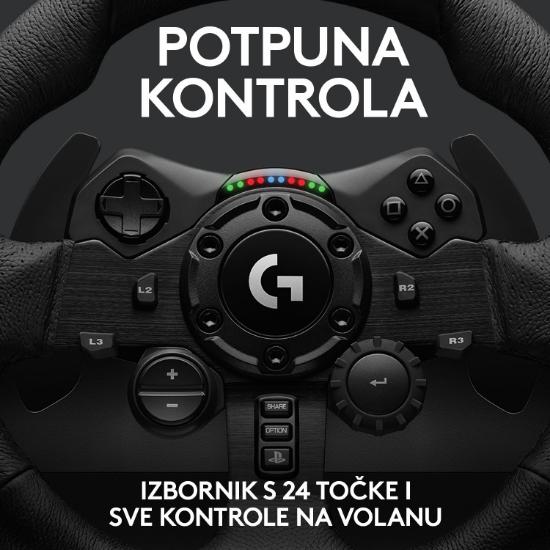 Volan LOGITECH G923 Trueforce Sim Racing Wheel, Gaming, PC/PS4/PS5, USB