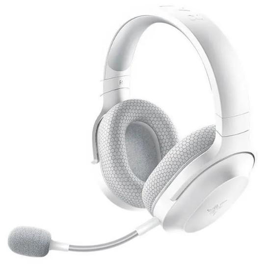 Slušalice RAZER Barracuda X Wireless (2022), bežične, Bluetooth, WiFi, Mercury White