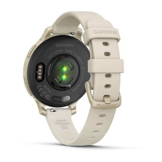 Pametni sat GARMIN Lily 2 Active, silikonski remen, zlatni
