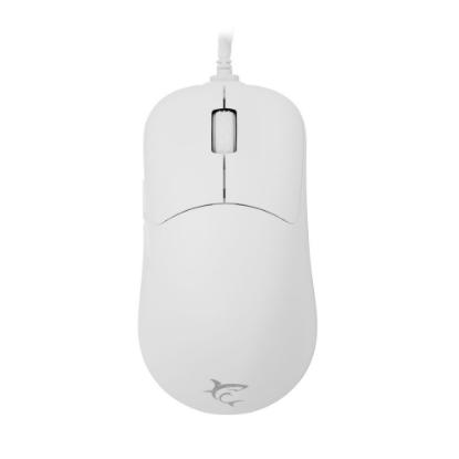Miška WHITE SHARK Graphene, optički, 12400dpi, beli