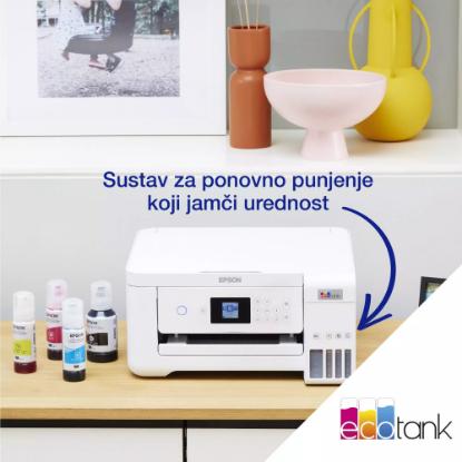 Multifunkcijski Tiskalnik EPSON EcoTank L4266, Tiskalnik/scanner/copy, 5760dpi, WiFi, USB, beli