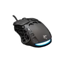 Miška WHITE SHARK Ector, RGB, optički, 12400dpi, črni