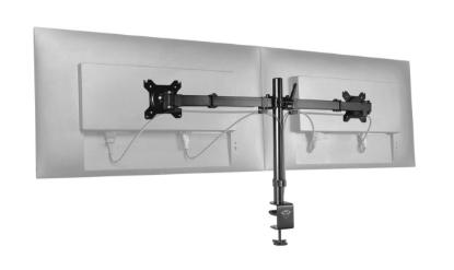 Stalak za monitor TRUST GXT 1120 Mara, stolni, do 32", za 2 monitora, crni