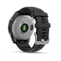 Pametni sat GARMIN Fenix E, 47mm, AMOLED, multisport, srebrni/crni remen