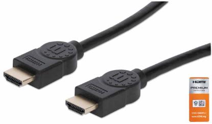 Kabel MANHATTAN, HDMI (M) na HDMI (M), 4K@60Hz UHD, High Speed sa Ethernet, 5.0m