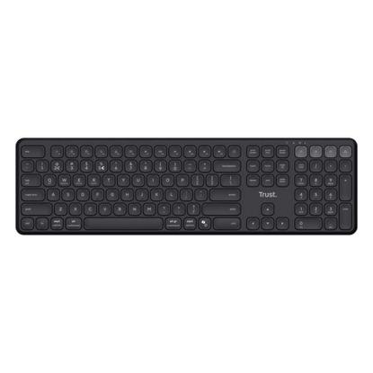 Tipkovnica TRUST Vaiya, bluetooth, US layout, črna