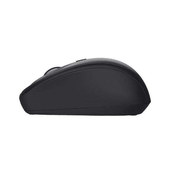 Miška TRUST Yvi+ Silent Wireless Mouse, optički, 1600dpi, bežični, USB, črni