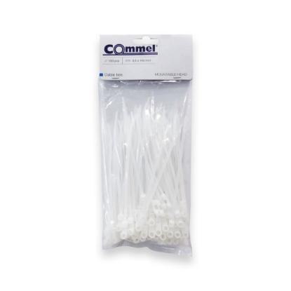 Plastične vezice za kabele, 3,6 x 145 mm, bijele, 100 kom