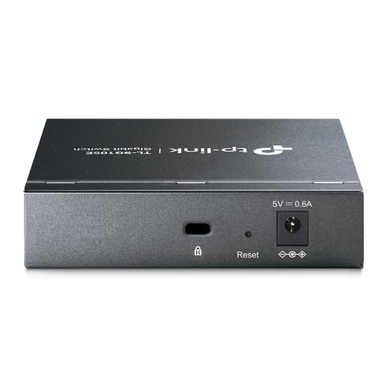 Switch TP-LINK TL-SG105E, 10/100/1000 Mbps, 5-port, managed, metalno kućište