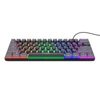 Tipkovnica TRUST GXT 867 Acira, Gaming, TKL, mehanička, USB, US layout, črna