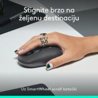 Miška LOGITECH POP, optički, bežični, USB, BT, 1000dpi, sivi