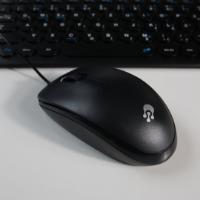 Miška OCTIO M100U, črni, USB