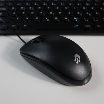 Miška OCTIO M100U, črni, USB
