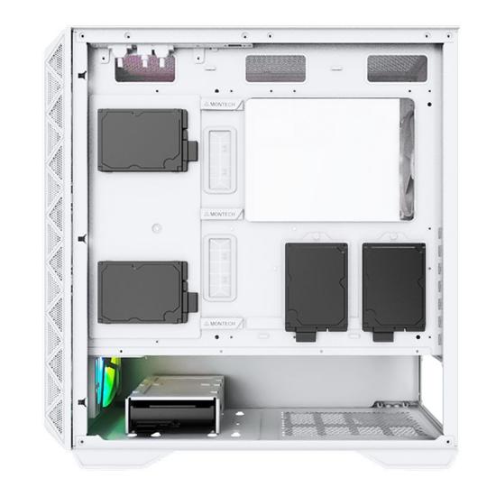 Ohišje MONTECH Air 903 Max, prozor, E-ATX, belo