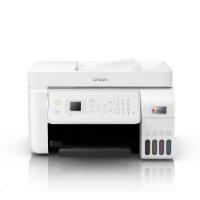 Multifunkcijski Tiskalnik EPSON EcoTank L5316, Tiskalnik/scanner/copy/fax, 5760 dpi, USB, LAN, WiFi, beli