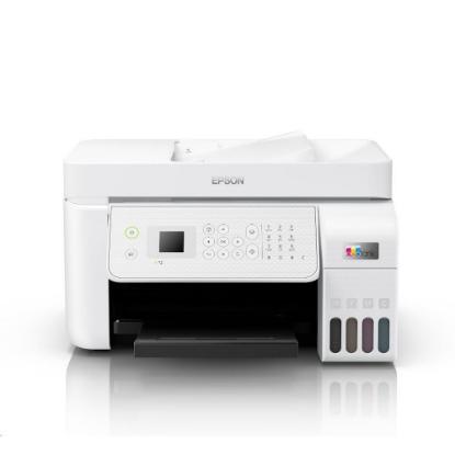 Multifunkcijski Tiskalnik EPSON EcoTank L5316, Tiskalnik/scanner/copy/fax, 5760 dpi, USB, LAN, WiFi, beli