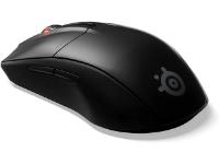 Miška STEELSERIES Rival 3 Wireless, optički, bežični, RGB, 18000 CPI, mat črni, USB