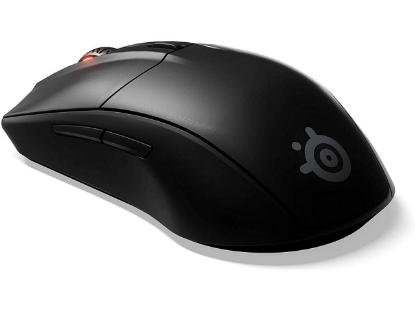 Miška STEELSERIES Rival 3 Wireless, optički, bežični, RGB, 18000 CPI, mat črni, USB
