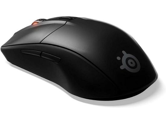 Miška STEELSERIES Rival 3 Wireless, optički, bežični, RGB, 18000 CPI, mat črni, USB