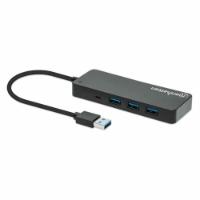 USB HUB MANHATTAN, 7-portni USB 3.2 Gen1, crni