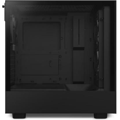 Ohišje NZXT H5 Flow RGB, MIDI, ATX, USB 3.2, USB-C, črno, bez napajalnika